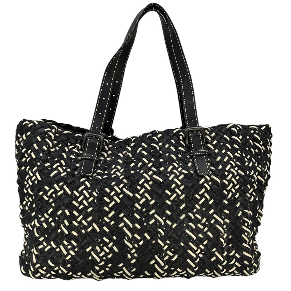 Bottega Veneta Large Leather Intrecciato Lido tote bag